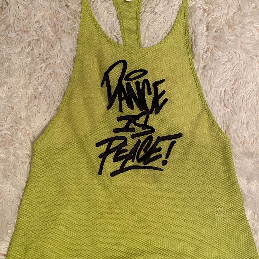 Zumba Mesh Dance is Peace Top